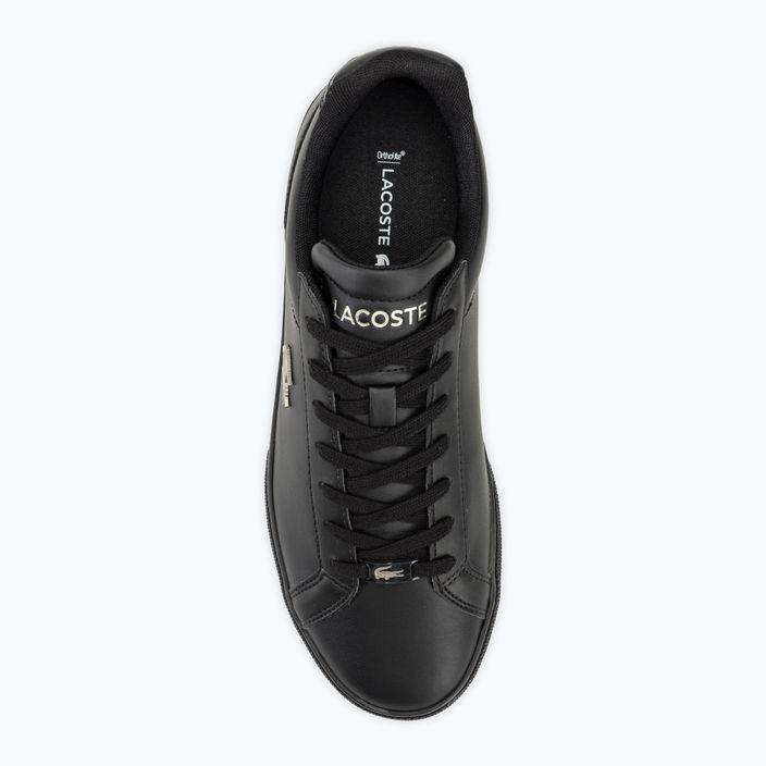 Lacoste ανδρικά παπούτσια 45CMA0052 μαύρο/μαύρο 5