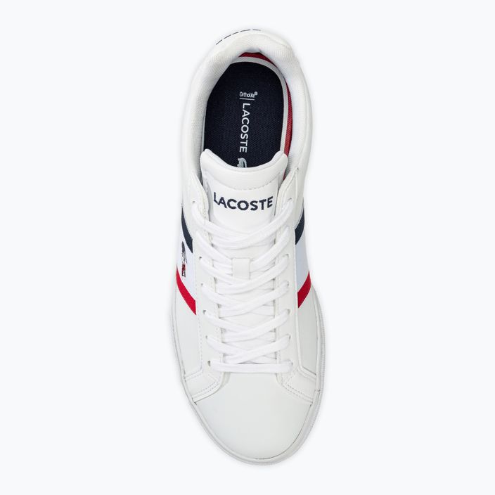 Lacoste ανδρικά παπούτσια 45CMA0055 λευκό/ναυτικό/κόκκινο 5