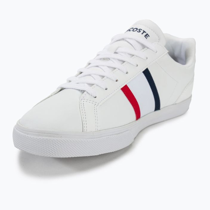 Lacoste ανδρικά παπούτσια 45CMA0055 λευκό/ναυτικό/κόκκινο 7