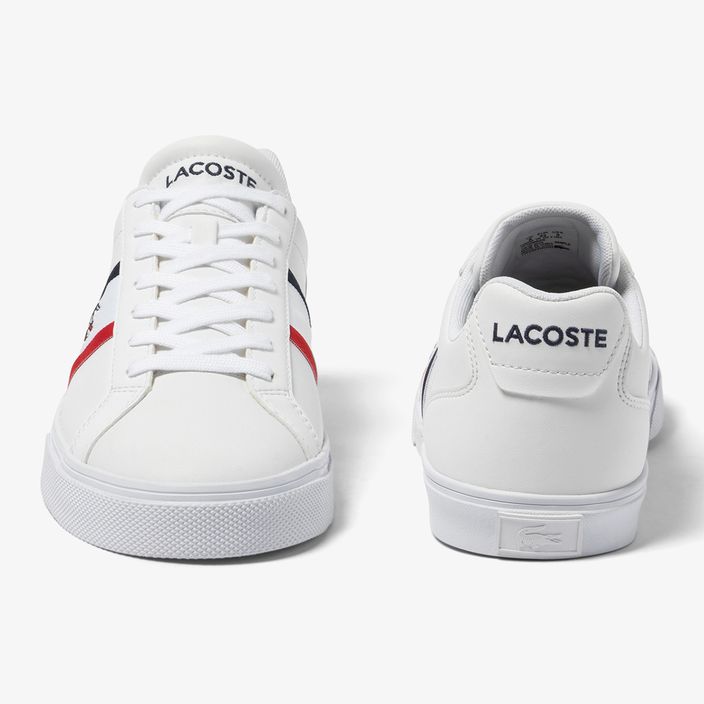 Lacoste ανδρικά παπούτσια 45CMA0055 λευκό/ναυτικό/κόκκινο 9