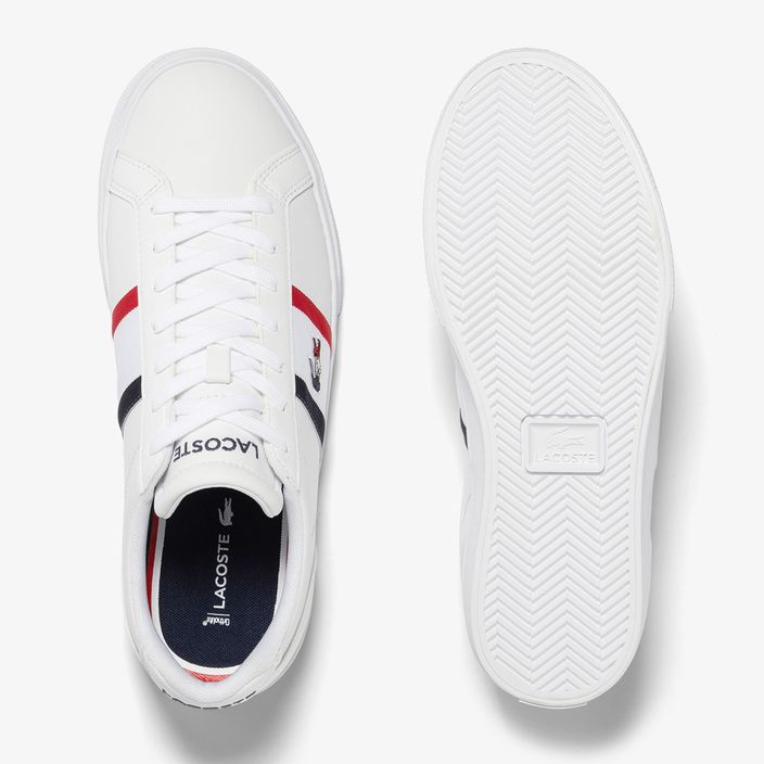 Lacoste ανδρικά παπούτσια 45CMA0055 λευκό/ναυτικό/κόκκινο 11