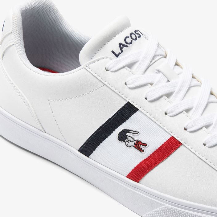 Lacoste ανδρικά παπούτσια 45CMA0055 λευκό/ναυτικό/κόκκινο 12