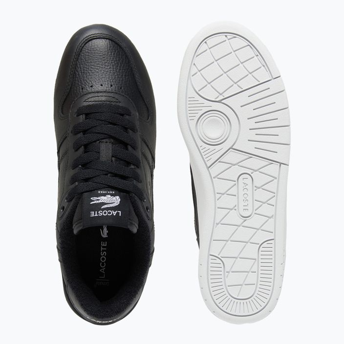 Lacoste γυναικεία παπούτσια T-Clip Platform μαύρο/λευκό 6