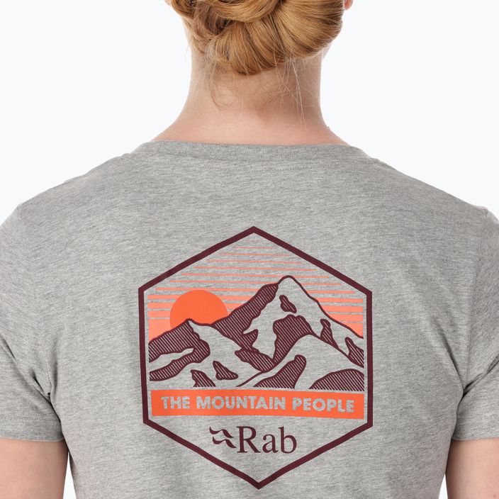 Γυναικείο πουκάμισο Trekking Rab Stance Mountain Peak γκρι QCB-67 3