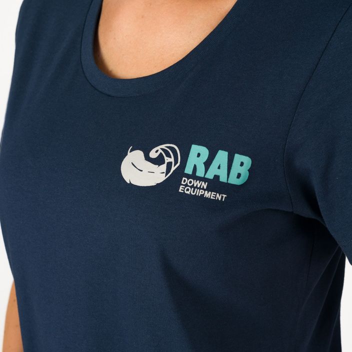 Γυναικείο trekking t-shirt Rab Stance Vintage navy blue QCB-76 4