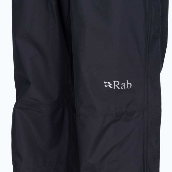 Γυναικείο παντελόνι βροχής Rab Downpour Eco FZ μαύρο QWG-87 3