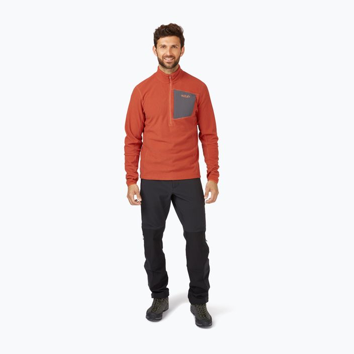 Ανδρική μπλούζα Rab Tecton Pull-On φούτερ κόκκινος πηλός 2