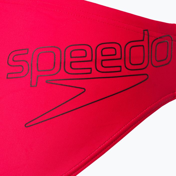 Speedo Logo Brief παιδικό μαγιό κόκκινο 8-00314914374 3