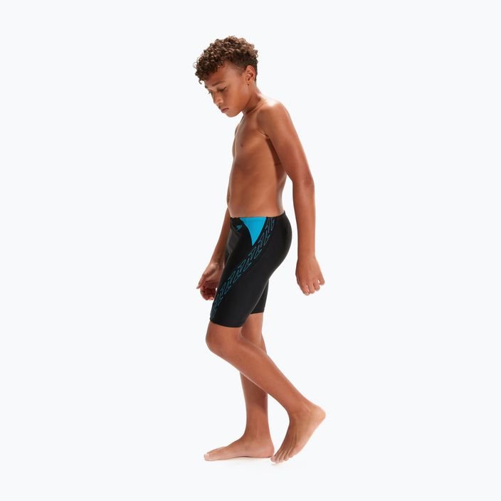 Speedo Hyper Boom Logo Splice Παιδική κολυμβητική ζακέτα Μαύρο 8-00315215176 6