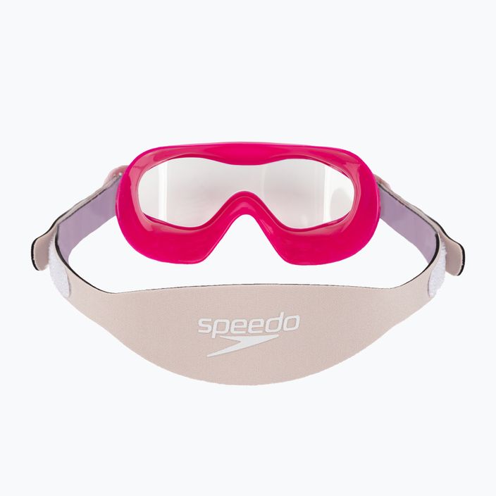 Παιδική μάσκα κολύμβησης Speedo Sea Squad Jr electric pink/miami lilac/blossom/clear 5