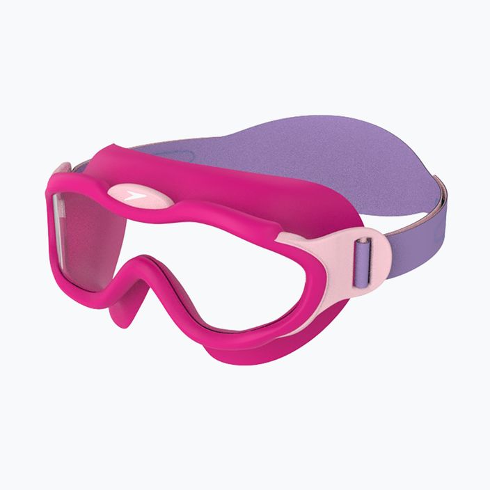 Παιδική μάσκα κολύμβησης Speedo Sea Squad Jr electric pink/miami lilac/blossom/clear 6