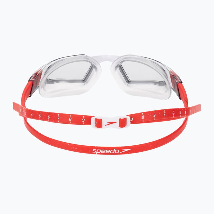 Speedo Aquapulse Pro κόκκινα/λευκά γυαλιά κολύμβησης 5