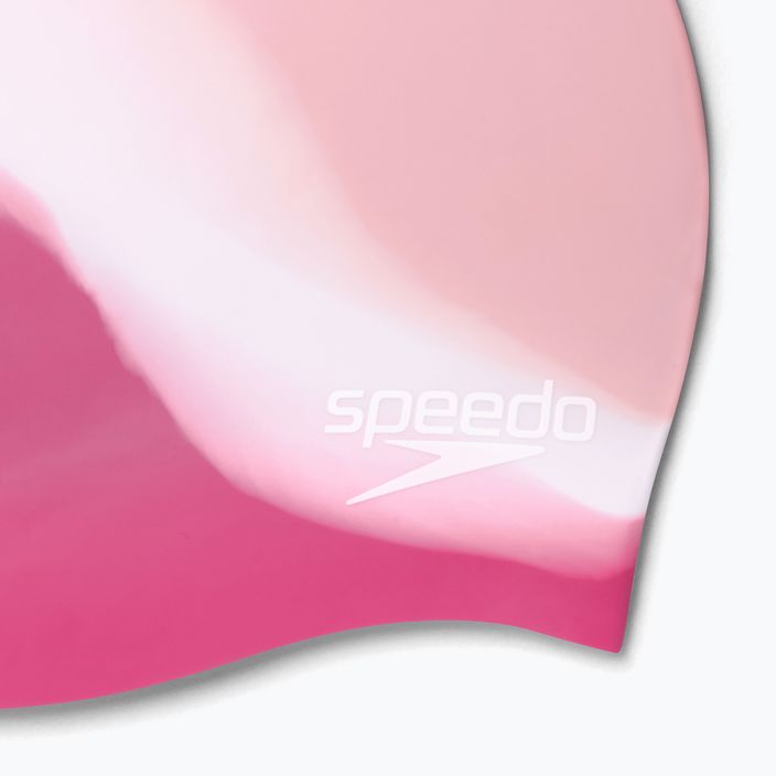 Speedo Multi Colour Silicone Junior παιδικό καπέλο ροζ 8-00236714575 4