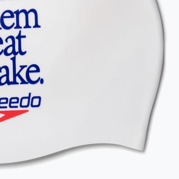 Speedo Λογότυπο Τοποθέτηση καπέλου λευκό 8-0838514611 4