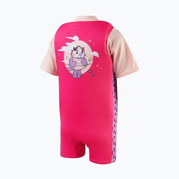Speedo Παιδική εμπριμέ φόρμα για κολύμβηση ροζ 8-1225814683 2