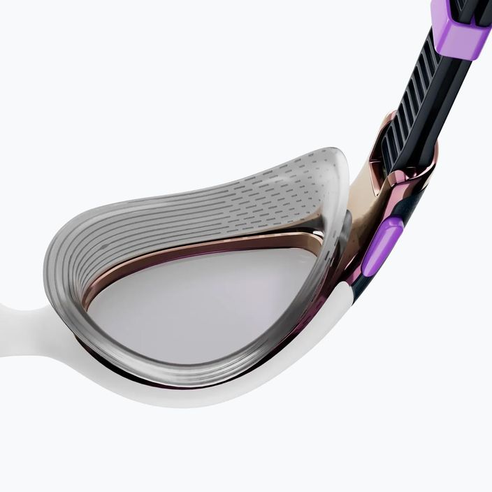 Speedo Biofuse 2.0 Mirror white/true navy/sweet purple γυαλιά κολύμβησης 4