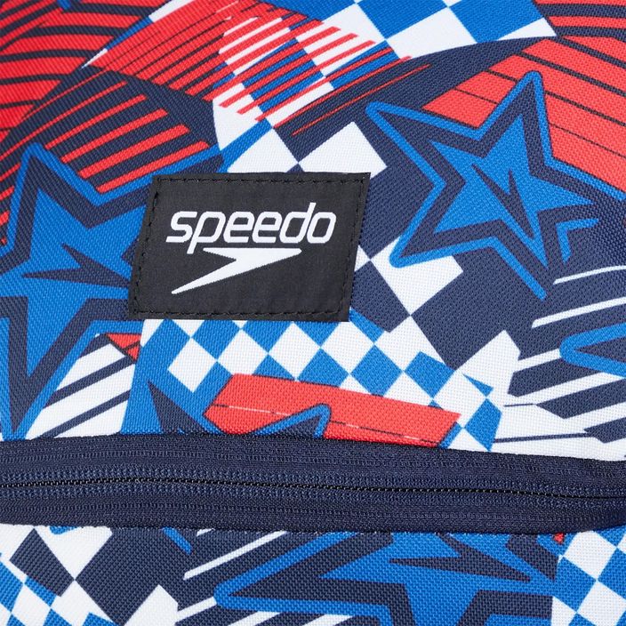 Speedo Teamster 2.0 35 L καθαρό μπλε/αληθινό κοβάλτιο/καρπούζι κολυμβητικό σακίδιο πλάτης 4