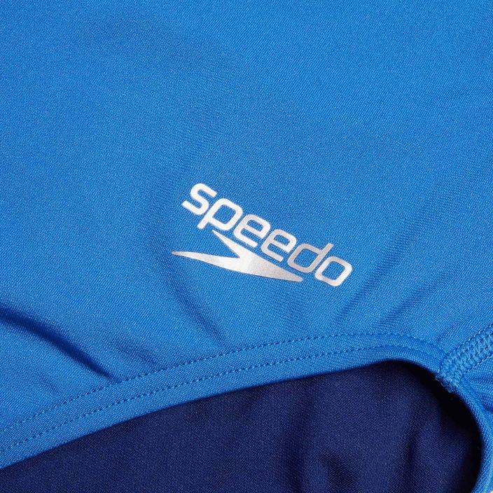 Speedo ολόσωμο μαγιό Solid Vback servres μπλε 3