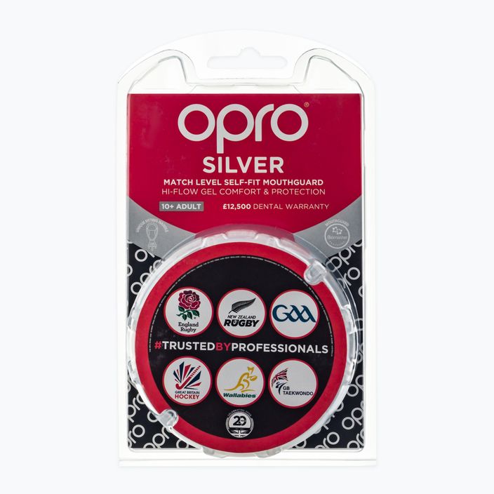 Opro Silver λευκό προστατευτικό σαγονιού