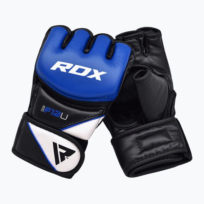 RDX Glove Νέο μοντέλο GGRF-12U μπλε γάντια grappling 2