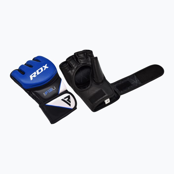 RDX Glove Νέο μοντέλο GGRF-12U μπλε γάντια grappling 3
