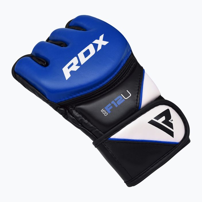 RDX Glove Νέο μοντέλο GGRF-12U μπλε γάντια grappling 4