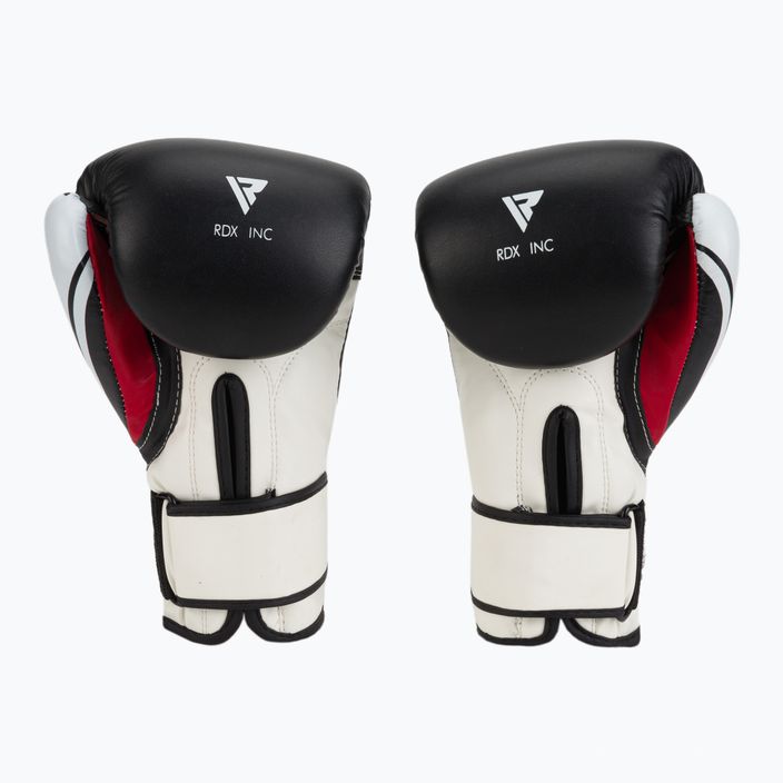 Παιδικά γάντια πυγμαχίας RDX μαύρο και λευκό JBG-4B 2