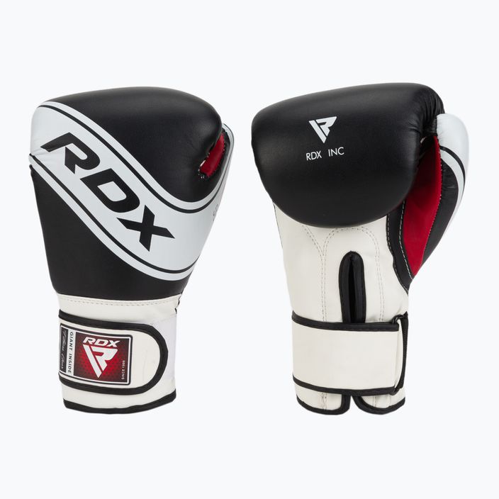 Παιδικά γάντια πυγμαχίας RDX μαύρο και λευκό JBG-4B 3