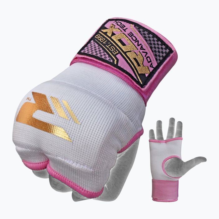 Γυναικεία εσωτερικά γάντια RDX λευκό και ροζ HYP-ISP 6