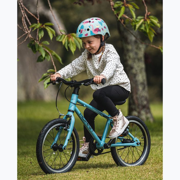 Παιδικό κράνος ποδηλάτου Hornit Flaming blue/pink 12