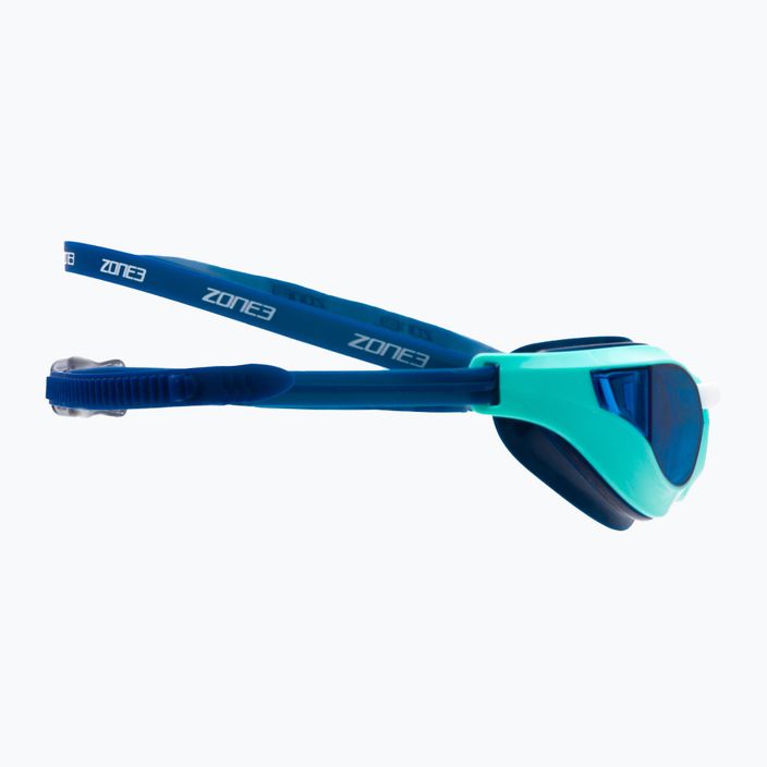 ZONE3 Viper Speed Streamline Smoke ναυτικό/τυρκουάζ/μπλε γυαλιά κολύμβησης SA19GOGVI103 3