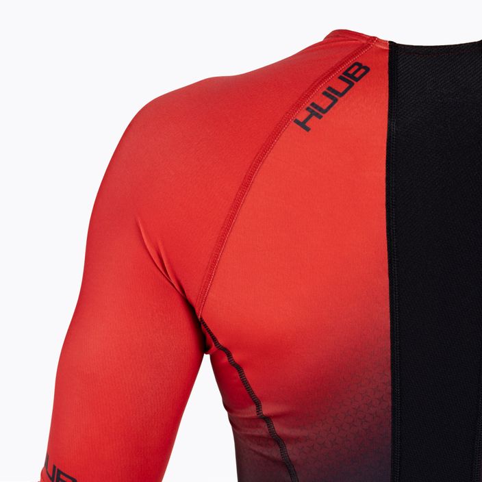 Ανδρικό HUUB Commit Long Course Triathlon Suit μαύρο/κόκκινο COMLCS 6