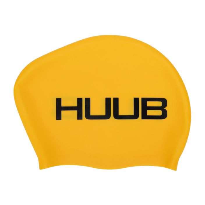 HUUB Swim Cap Μακριά μαλλιά σιλικόνης σκουφάκι κίτρινο A2-VGCAPYLH 2