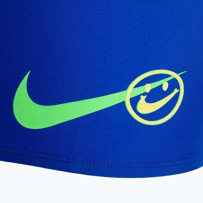 Nike Multi Logo Square Leg παιδικό μποξεράκι για κολύμπι μπλε NESSD042-494 3