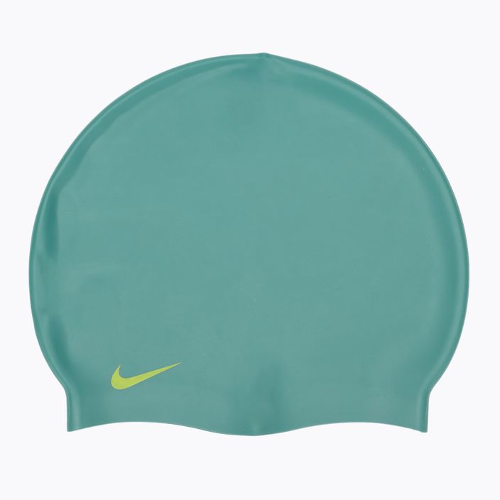 Nike Solid σιλικόνη πράσινο αβυσσαλέο σκουφάκι για κολύμπι