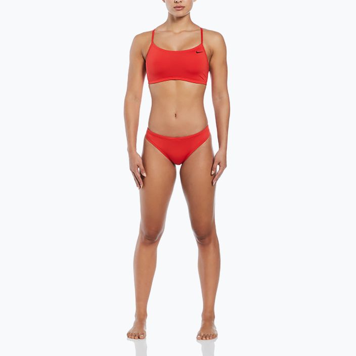 Γυναικείο μαγιό δύο τεμαχίων Nike Essential Sports Bikini ανοιχτό βυσσινί