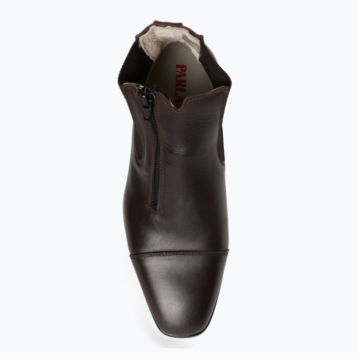 Parlanti Μπότες αστραγάλου Z1/L Μπότες ιππασίας από δέρμα μοσχαριού καφέ ZLBR361 6