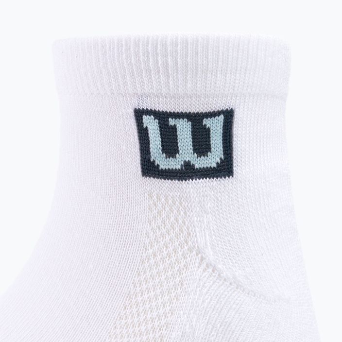 Ανδρικές κάλτσες προπόνησης Wilson 3PP Premium Low Cut 3 πακέτα λευκό W8F1W-3730 3