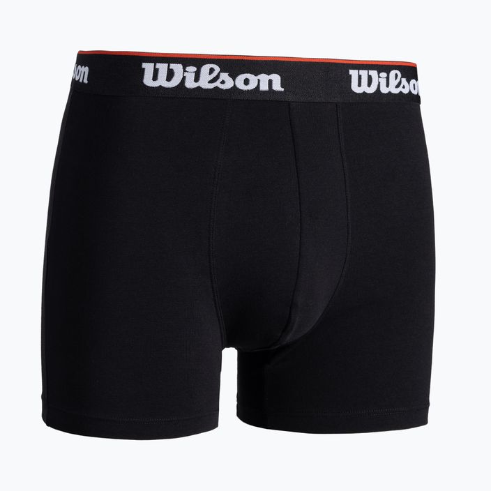 Wilson ανδρικό σορτς μποξεράκι 2-Pack μαύρο, γκρι W875H-270M 6