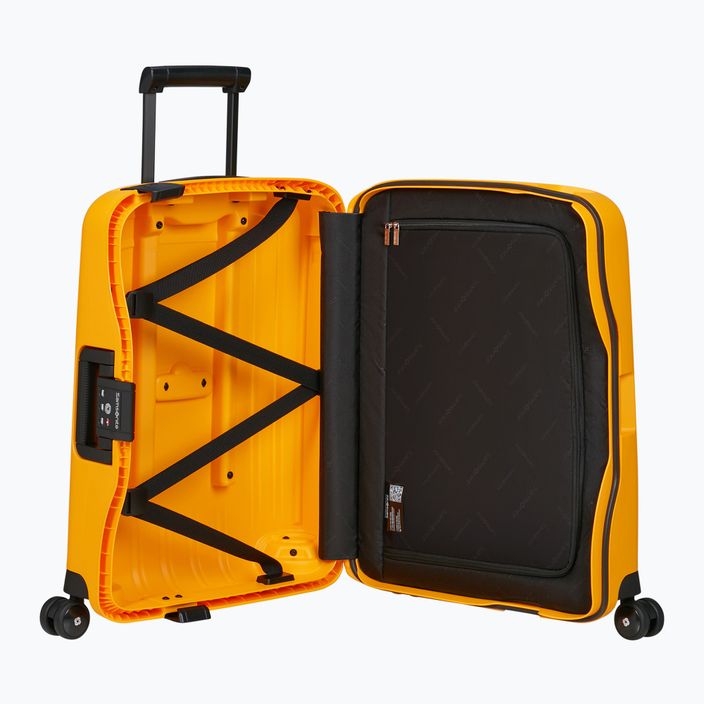 Ταξιδιωτική βαλίτσα Samsonite S'cure Spinner 34 l κίτρινο μέλι 7