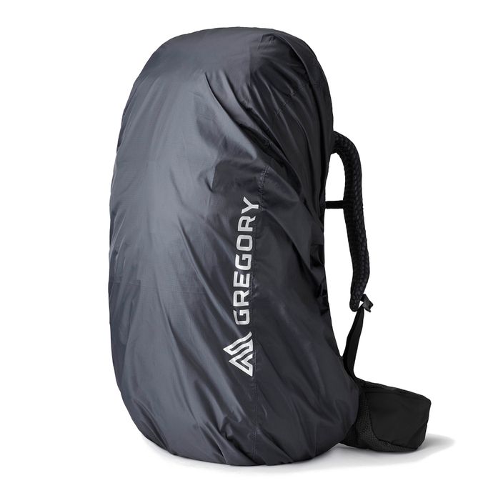 Gregory Raincover 50-80 l μαύρο οψιδιανό κάλυμμα σακιδίου πλάτης 2