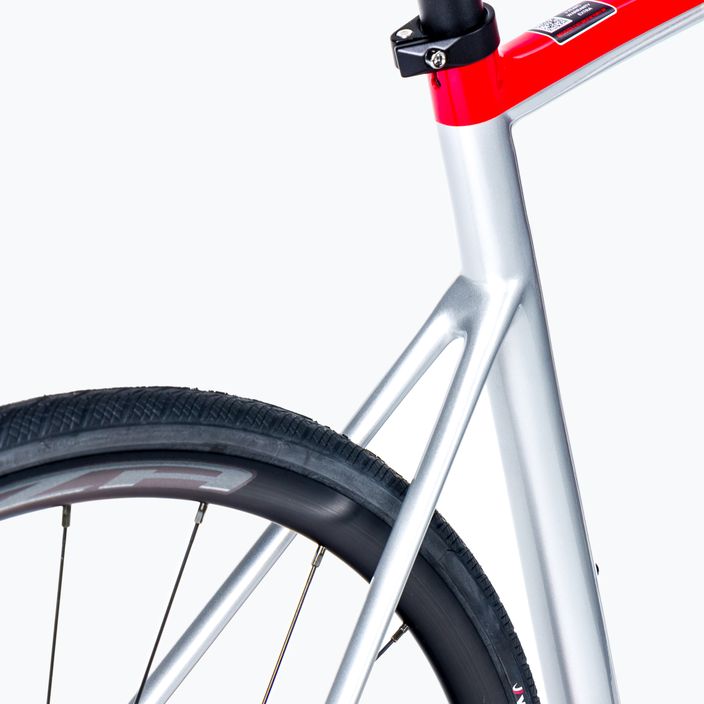 Ridley Fenix SL Disc Ultegra FSD08Cs ασημί-κόκκινο ποδήλατο δρόμου SBIFSDRID545 6