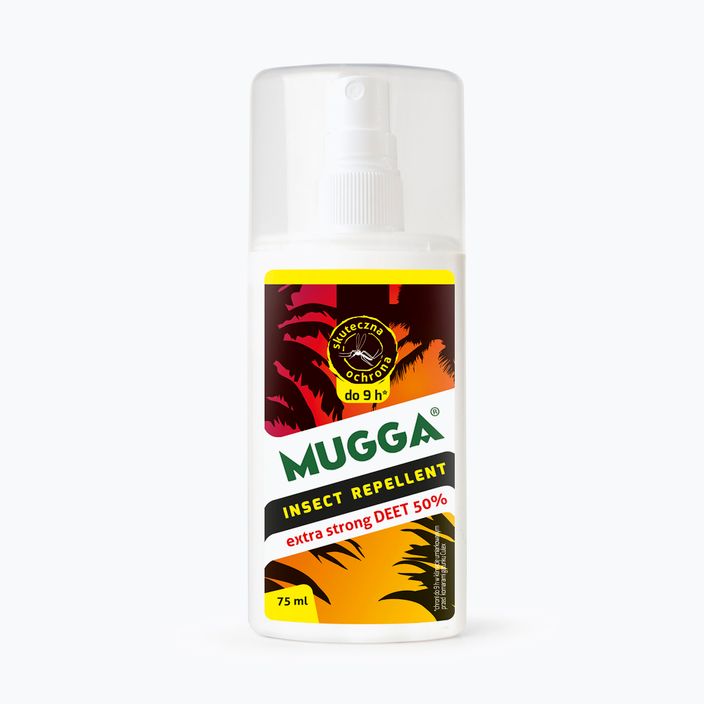 Σπρέι απωθητικό κουνουπιών και κροτώνων Mugga Spray DEET 50% 75 ml
