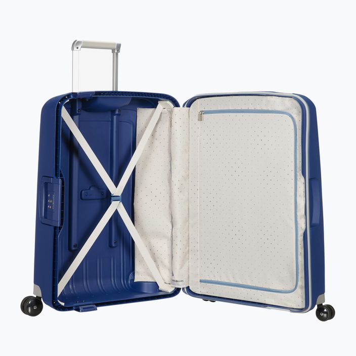 Ταξιδιωτική βαλίτσα Samsonite S'cure Spinner 79 l σκούρο μπλε 2