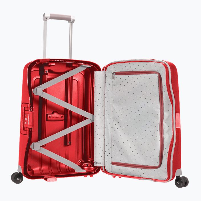 Samsonite S'cure Spinner ταξιδιωτική βαλίτσα 34 l βυσσινί κόκκινο 6