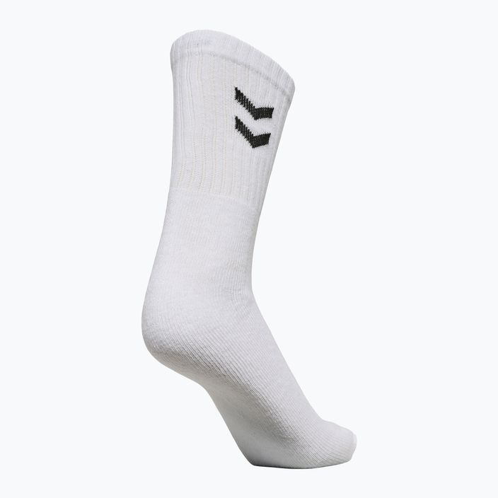 Hummel Basic κάλτσες 3 ζευγάρια λευκές 2