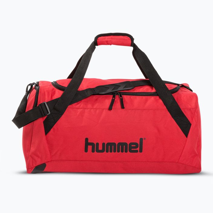 Hummel Core Sports 31 l τσάντα προπόνησης αληθινό κόκκινο/μαύρο 2