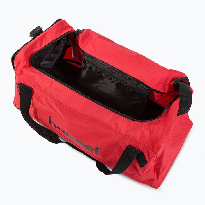 Hummel Core Sports 31 l τσάντα προπόνησης αληθινό κόκκινο/μαύρο 5