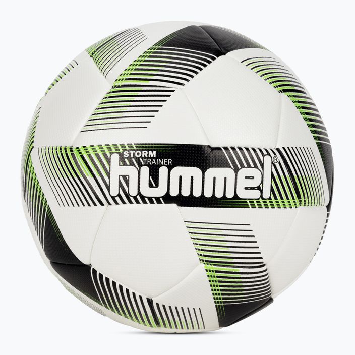 Hummel Storm Trainer FB ποδοσφαίρου λευκό/μαύρο/πράσινο μέγεθος 4