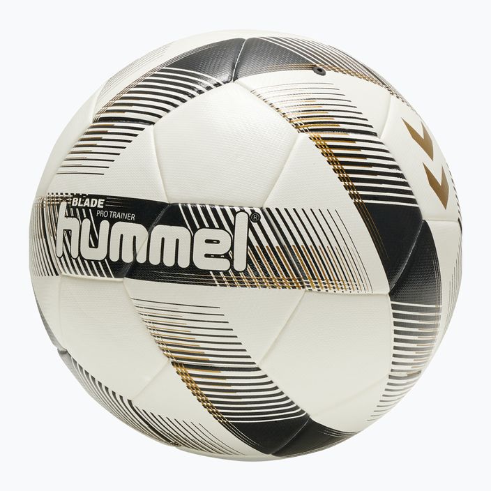 Hummel Blade Pro Trainer FB ποδοσφαίρου λευκό/μαύρο/χρυσό μέγεθος 5 4